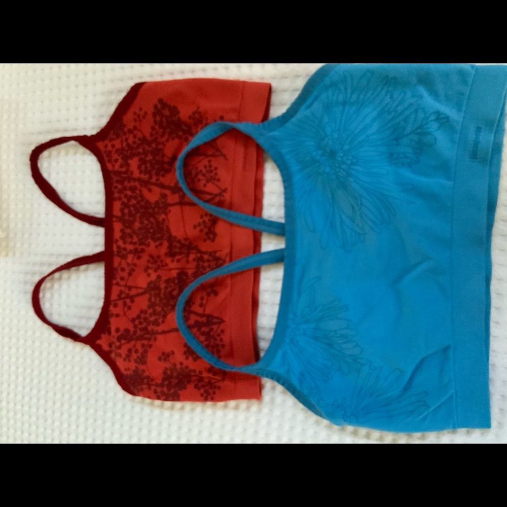 Two Patgonia mesh sports bras…gently used